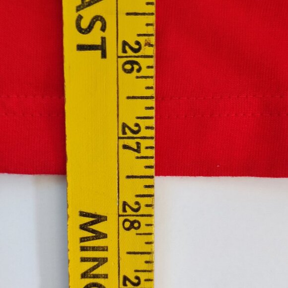 Orisue T-shirt men's size M red with graphic design short sleeve - Picture 9 of 9